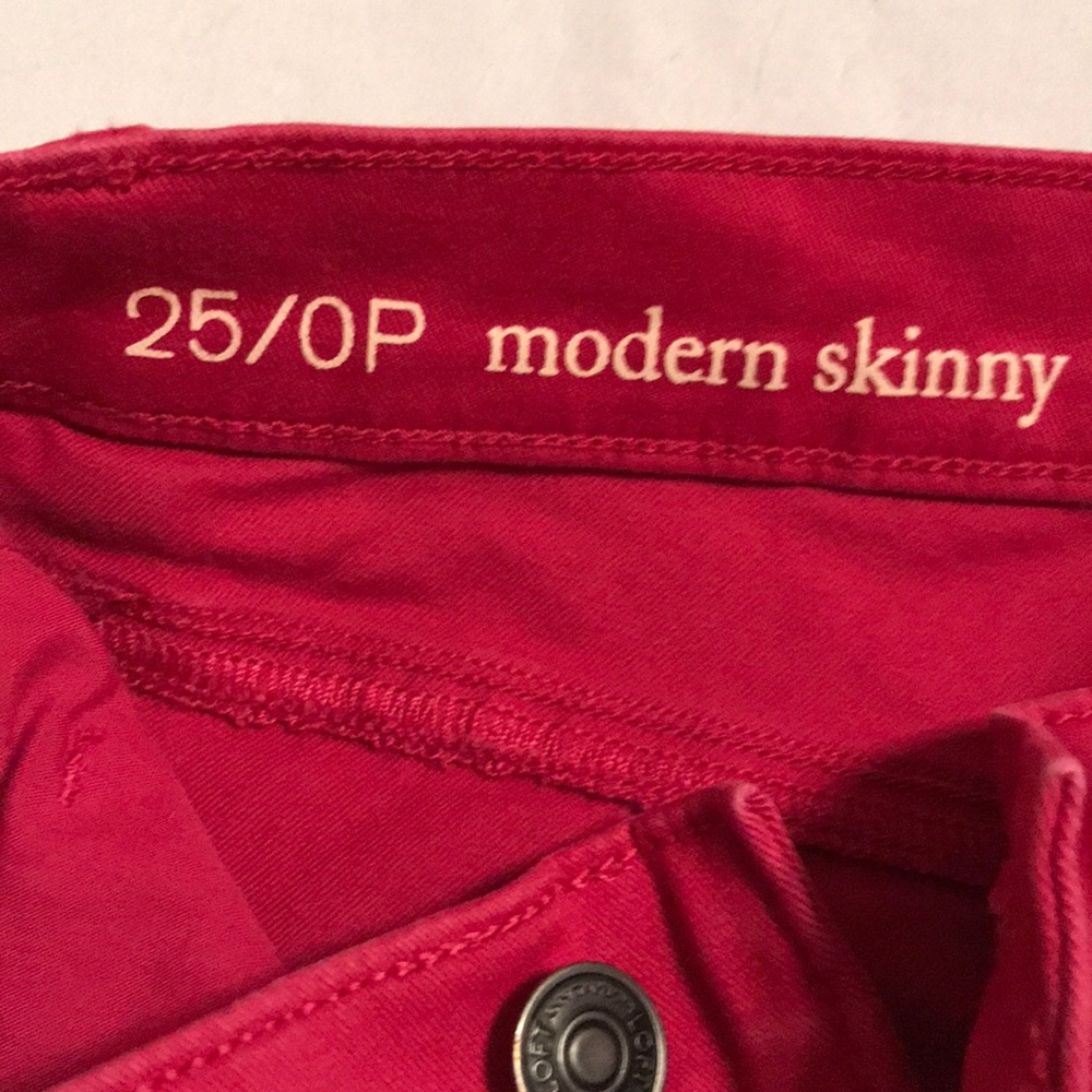 Red Loft Jeans - Picture 3 of 4